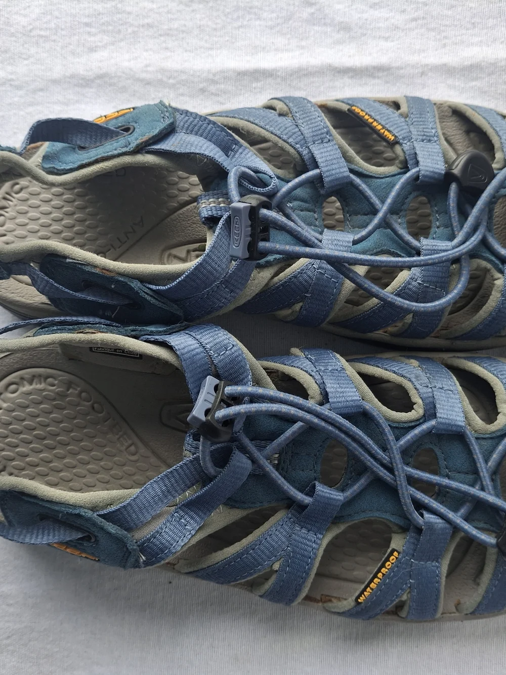 KEEN Teal and Gray Kids' Outdoor Sandals
